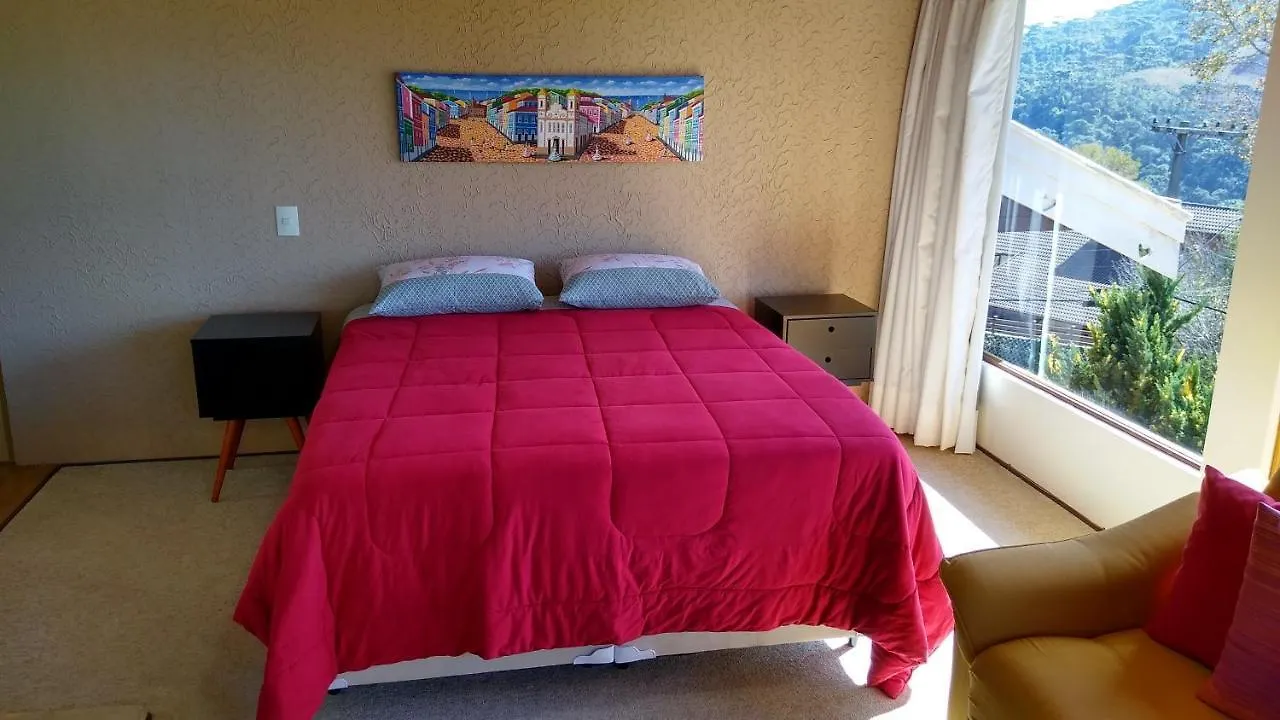 La Vita Mia - Quarto Panorâmico para casal e Quarto com vista para casal ou família Campos do Jordão Casa de hóspedes